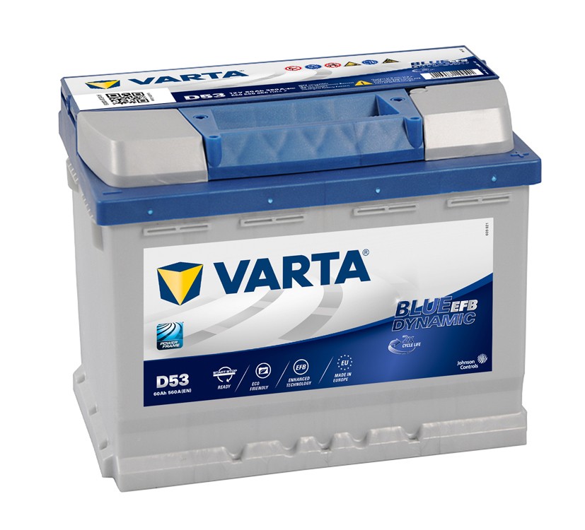 VARTA BLUE DYNAMIC EFB   START-STOP 60Ah