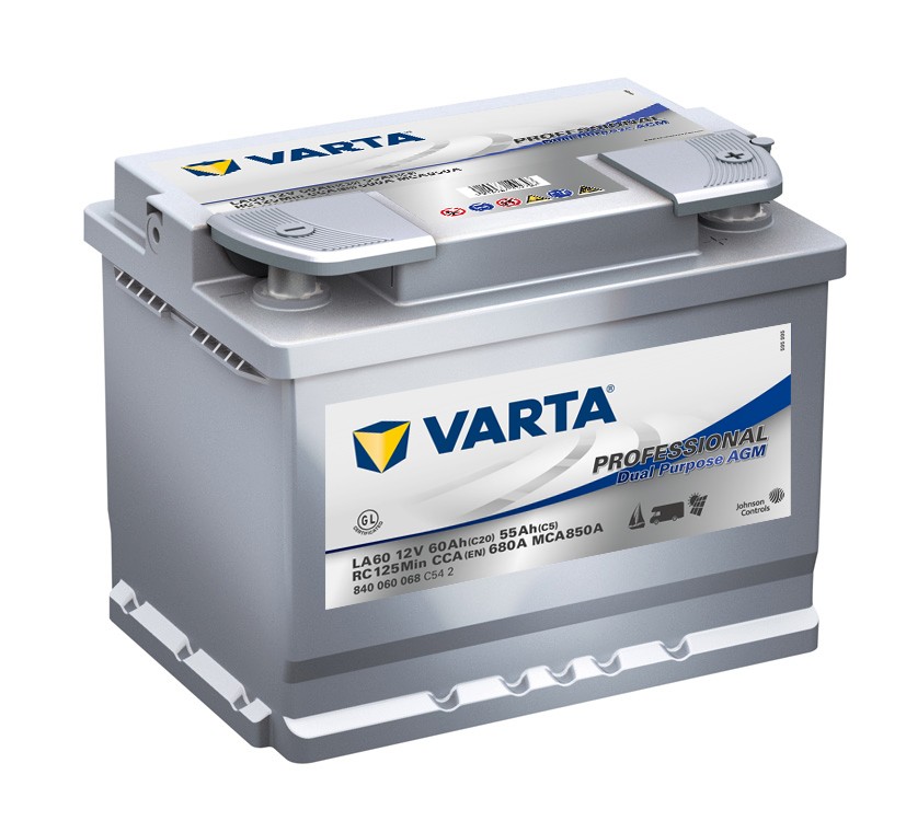 VARTA Professional Dual Purpose AGM 60Ah