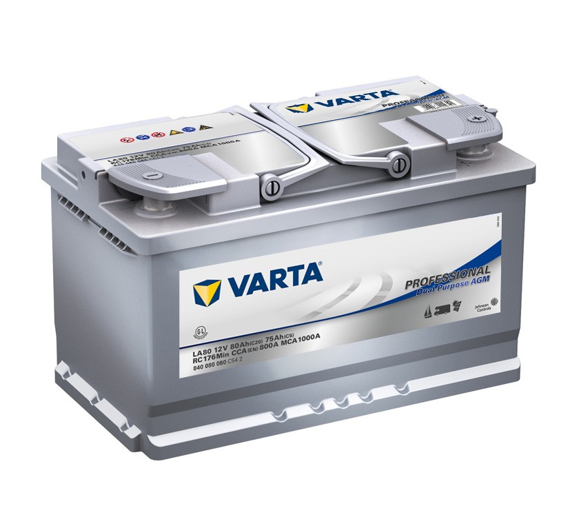VARTA Professional Dual Purpose AGM 80Ah